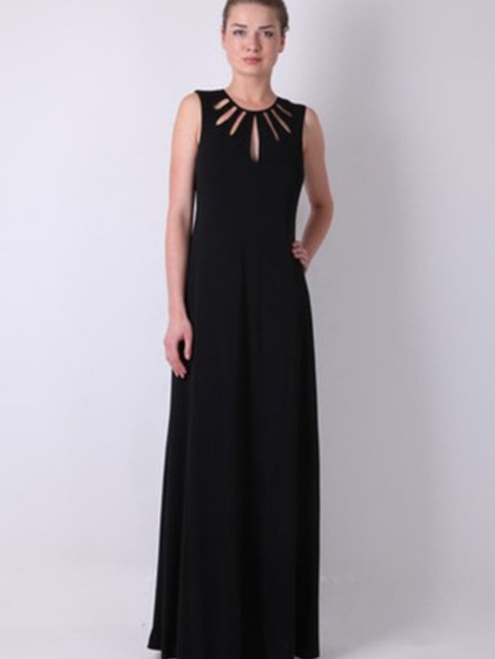 BDBG MaxAzria Cutout Maxi Gown